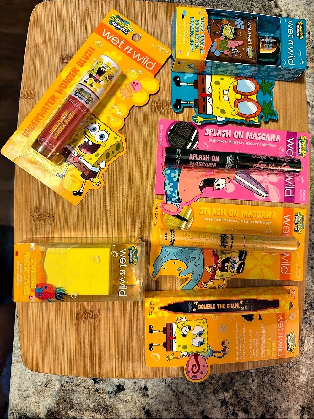 wet n wild SpongeBob SquarePants makeup collection Makeup Collection NWT Orange